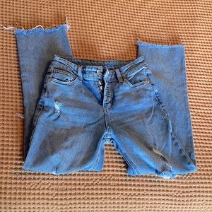 Wild fable distressed denim cropped jeans